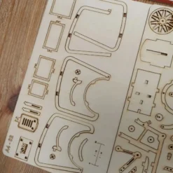 Maquette Bois Le Vélo Cargo -Modèles Jouets Magasin 1001hobbies mmb02 le velo cargo 10