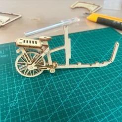 Maquette Bois Le Vélo Cargo -Modèles Jouets Magasin 1001hobbies mmb02 le velo cargo 17