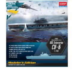 Academy Maquette Bateau USS Enterprise CV-6 M.E. 1/700