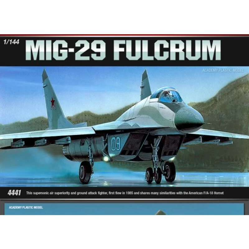 Academy Maquette Avion Mikoyan MiG-29 Fulcrum (WAS 4441) 1 Academy Maquette Avion Mikoyan MiG-29 Fulcrum (WAS 4441)