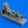 Figurine Russian Fighter Pilot With Seat For Yak-3 / Yak-7 / Yak-9