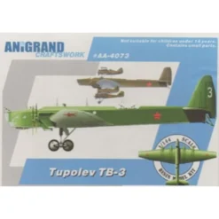 Tupolev TB-3. Le Premier Bombardier Monoplan à 4 Cylindres. Polikarpov I-16 / Polikarpov I-5 / Grigorovitch. En 1925, La Force A