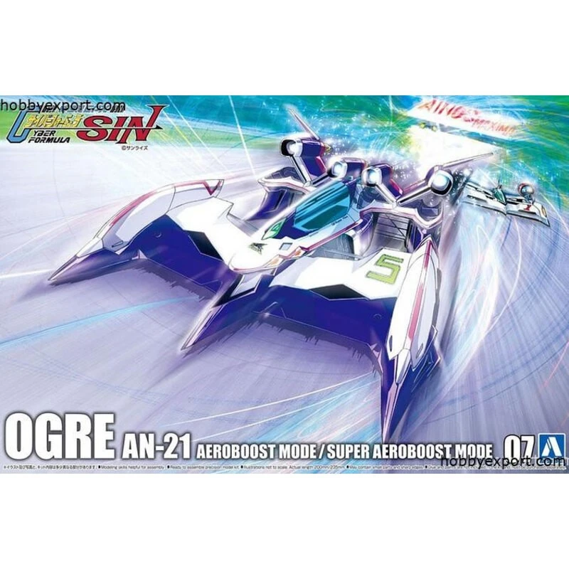 Aoshima Maquette Cyber Formula Sin Ogre An21 Mode Aero Boost Mode Super Aero Boost 1 Aoshima Maquette Cyber Formula Sin Ogre An21 Mode Aero Boost Mode Super Aero Boost