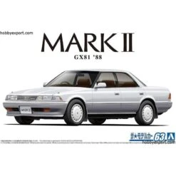 Aoshima Maquette Toyota Gx81 Mark Ii 2.0 Grand Twincam 24 1988