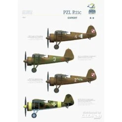 Maquette Avion PZL P.11c Expert Set -Modèles Jouets Magasin arma hobby 97ar40001 pzl p 11c expert set 7