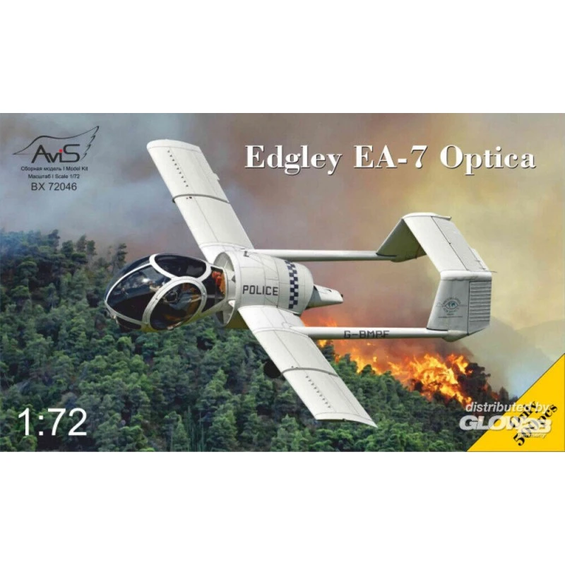 Maquette Avion Police Optique Edgley EA-7 1 Maquette Avion Police Optique Edgley EA-7