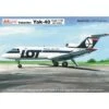 Maquette Avion Yakovlev Yak-40 'LOT, Olympic Airways'