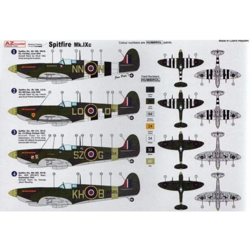 Maquette Avion Supermarine Spitfire Mk.IXc Aces 2 Maquette Avion Supermarine Spitfire Mk.IXc Aces – Image 2