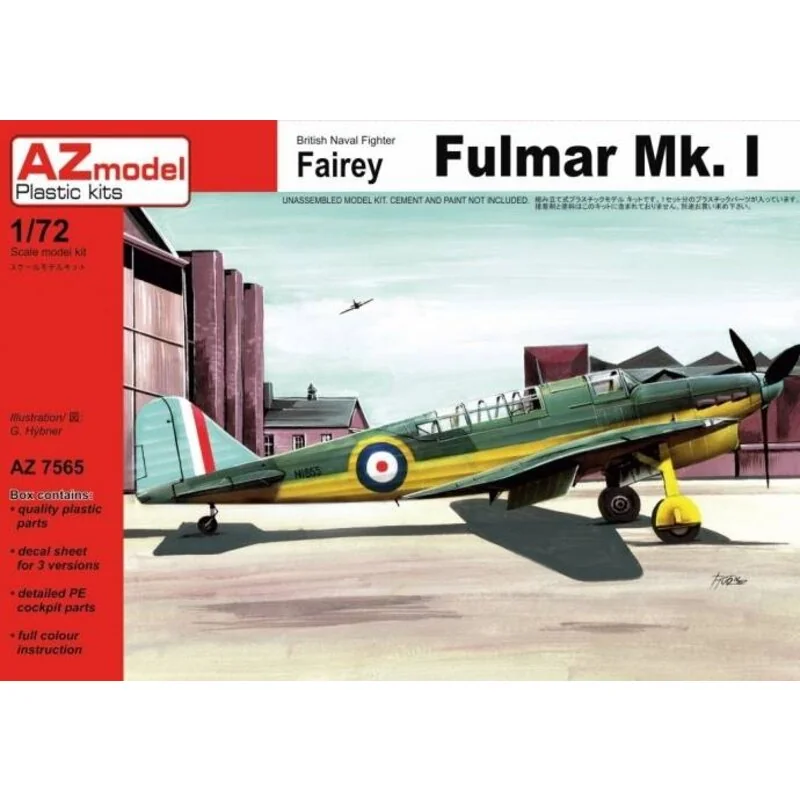 Fairey Fulmar Mk.I Avec Des Pièces Gravées Et Des Roues En Résine (à L'origine Vista Et Ensuite Revell) 1 Fairey Fulmar Mk.I Avec Des Pièces Gravées Et Des Roues En Résine (à L'origine Vista Et Ensuite Revell)