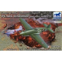 Maquette Avion Curtiss P-40C 'Warhawk'Fighter (US Army Air Force) Pearl Harbor Et Autre Théâtre