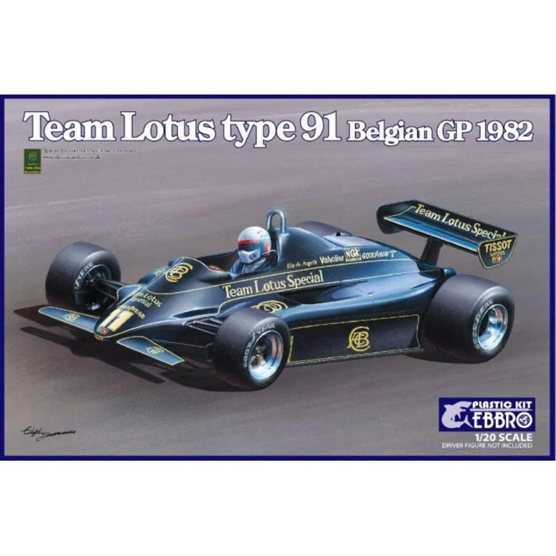 Maquette Team Lotus Type 91 Belgian GP 1982 1 Maquette Team Lotus Type 91 Belgian GP 1982