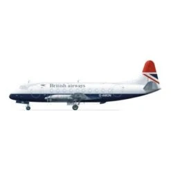 Maquette Avion Viscount 700 - British Airways (laser Decals + Silk-screened Extras)