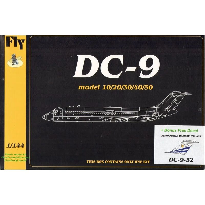 Fly Maquette Avion McDonnell DC-9 Italienne Air Force Douglas 1 Fly Maquette Avion McDonnell DC-9 Italienne Air Force Douglas