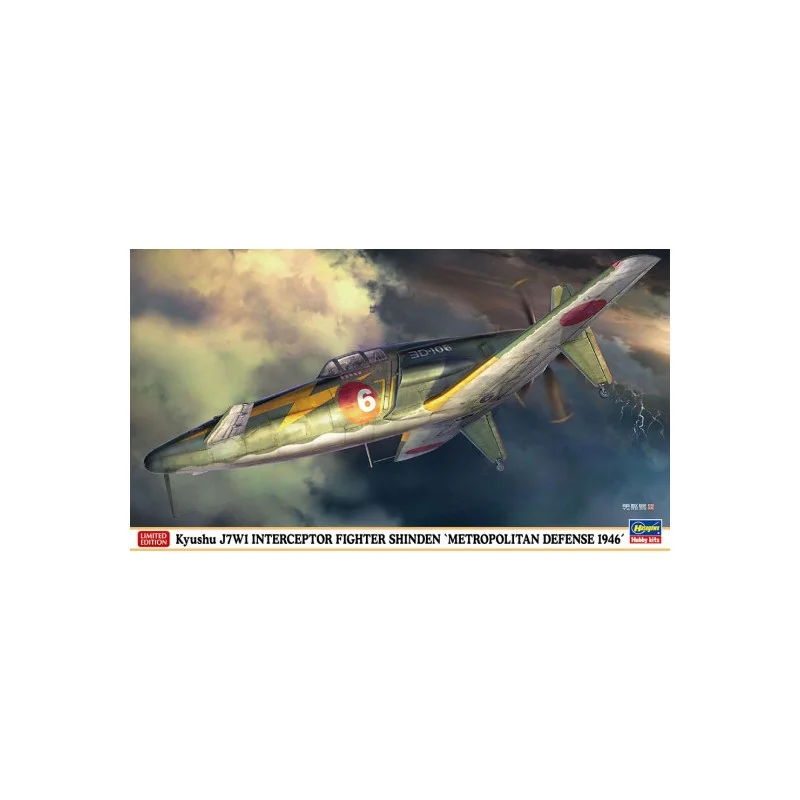 Hasegawa Maquette Plastique D’avion Kyushu J7W1 Shinden Chasseur Intercepteur « Metropolitan Defense 1946 » 1:48 1 Hasegawa Maquette Plastique D’avion Kyushu J7W1 Shinden Chasseur Intercepteur « Metropolitan Defense 1946 » 1:48
