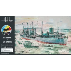 Heller Maquette Bateau STARTER KIT (Kit De Démarrage) LA SEINE + LA SAONE TWINSET -Modèles Jouets Magasin heller 1000550500 starter kit kit de demarrage la seine la saone t 2