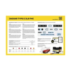 Heller Maquette STARTER KIT (Kit De Démarrage) Jaguar Type E 3L8 FHC -Modèles Jouets Magasin heller hell56709 starter kit kit de demarrage jaguar type e 3l8 fhc 3