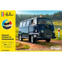 Heller Maquette STARTER KIT (Kit De Démarrage) RENAULT Estafette Gendarmerie New Mould -Modèles Jouets Magasin heller hell56742 starter kit kit de demarrage renault estafette gend 7