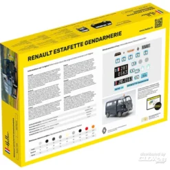 Heller Maquette STARTER KIT (Kit De Démarrage) RENAULT Estafette Gendarmerie New Mould -Modèles Jouets Magasin heller hell56742 starter kit kit de demarrage renault estafette gend 8