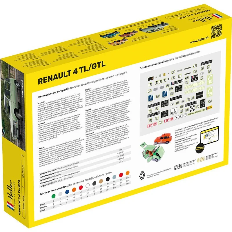 Heller Maquette Renault 4l 2 Heller Maquette Renault 4l – Image 2
