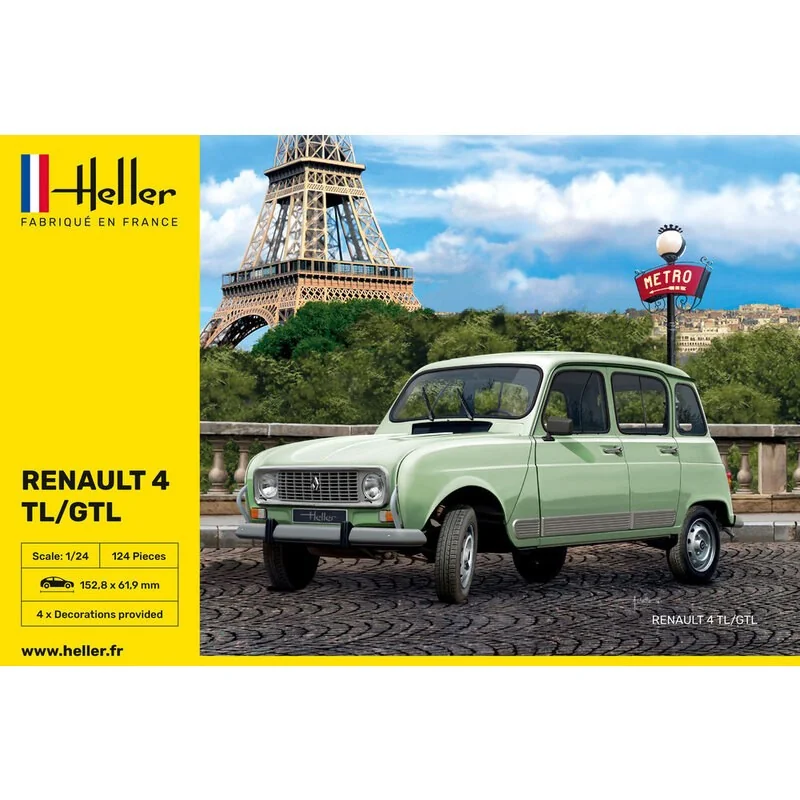 Heller Maquette Renault 4l 4 Heller Maquette Renault 4l – Image 4
