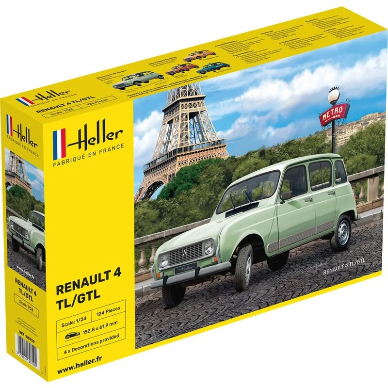 Heller Maquette Renault 4l 1 Heller Maquette Renault 4l