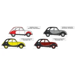 Heller Maquette Citroen 2CV Charleston -Modèles Jouets Magasin heller hell80766 citroen 2cv charleston 5