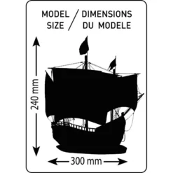 Heller Maquette Bateau La Pinta 1/75 -Modèles Jouets Magasin heller hell80816 la pinta 1 75 4
