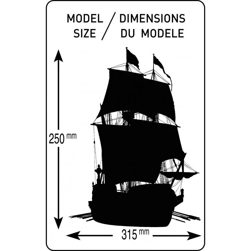 Heller Maquette Bateau Galion Espagnol 1/200 3 Heller Maquette Bateau Galion Espagnol 1/200 – Image 3
