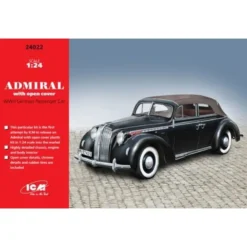 ICM Maquette Admiral Cabriolet With Open Cover - WWII German Passenger Car