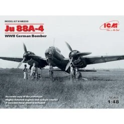 ICM Maquette Avion Bomber Junkers Ju 88A-4 Seconde Guerre Mondiale Allemande