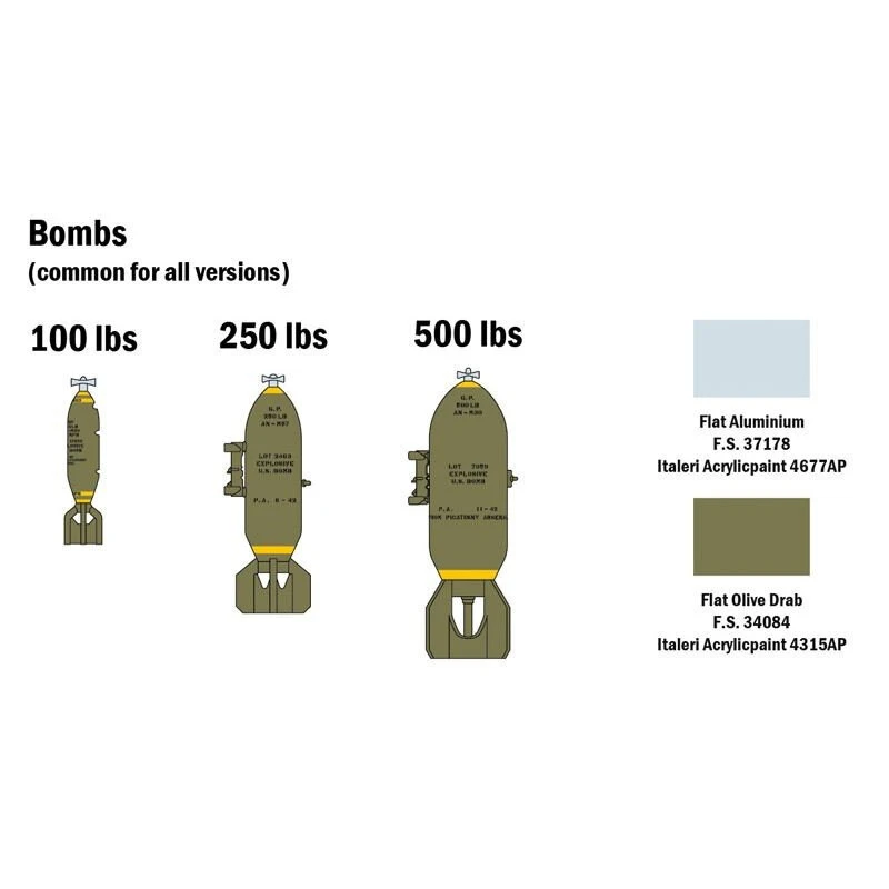 Italeri Maquette Avion B? 25G Mitchell 1/48 6 Italeri Maquette Avion B? 25G Mitchell 1/48 – Image 6