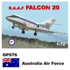 Maquette Avion Dassault Mystere-Falcon 20 Stickers Australie Air Force