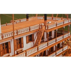 Maquette Bateau Mississippi -Modèles Jouets Magasin mantua s068734 mississippi 1 7