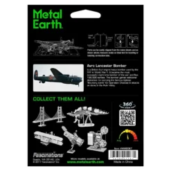 Metal Earth Maquette Avion Aviation: BOMBARDIER LANCASTER 7 Metal Earth Maquette Avion Aviation: BOMBARDIER LANCASTER -Modèles Jouets Magasin metal earth 5061067 aviation bombardier lancaster 3