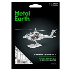 Metal Earth Maquette Métal Aviation: AH-64 APACHE -Modèles Jouets Magasin metal earth 5061083 aviation ah 64 apache 2