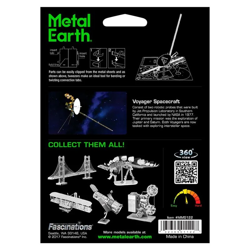 Metal Earth Maquette Métal Voyager 2 Metal Earth Maquette Métal Voyager – Image 2