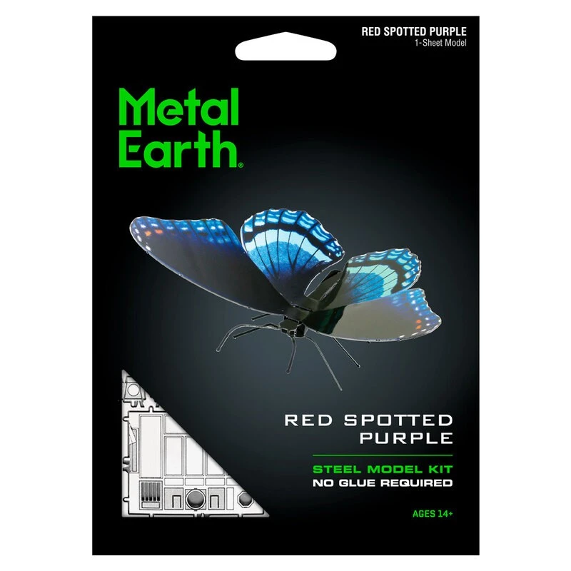 Metal Earth Maquette Métal Papillon Red Spotted Purple 2 Metal Earth Maquette Métal Papillon Red Spotted Purple – Image 2