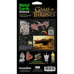 Metal Earth Maquette Métal Iconx - Game Of Thrones / Drogon -Modèles Jouets Magasin metal earth 5062124 iconx game of thrones drogon 2