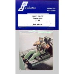 Figurine Pilote De Chasse US Assis Dans L'avion. Guerre De Corée