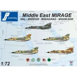 Maquette Avion Dassault Mirage Middle Eastern Air Forces IIIEL M5DE/DR M5EAD/RAD M5SDE/SDR