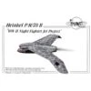 Heinkel He P.1078B : Projet D'avion De Chasse Nocturne Allemand Aux Formes Incroyables. Maquette Toute En Résine, Contient Des D