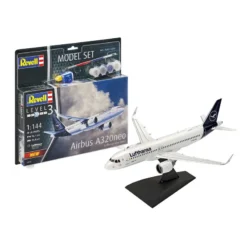 Revell Maquette Avion Model Set Airbus A320 Neo "Lufth