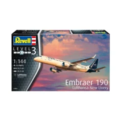 Revell Maquette Avion Embraer 190 Lufthansa New Livery -Modèles Jouets Magasin revell rv03883 embraer 190 lufthansa new livery 6