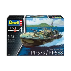 Revell Maquette Bateau Patrouilleur Lance-torpilles PT-588/PT-57 -Modèles Jouets Magasin revell rv05165 patrouilleur lance torpilles pt 588 pt 57 2