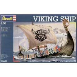 Revell Maquette Bateau 1:50 Navire Viking -Modèles Jouets Magasin revell rv5403 1 50 navire viking 1 3