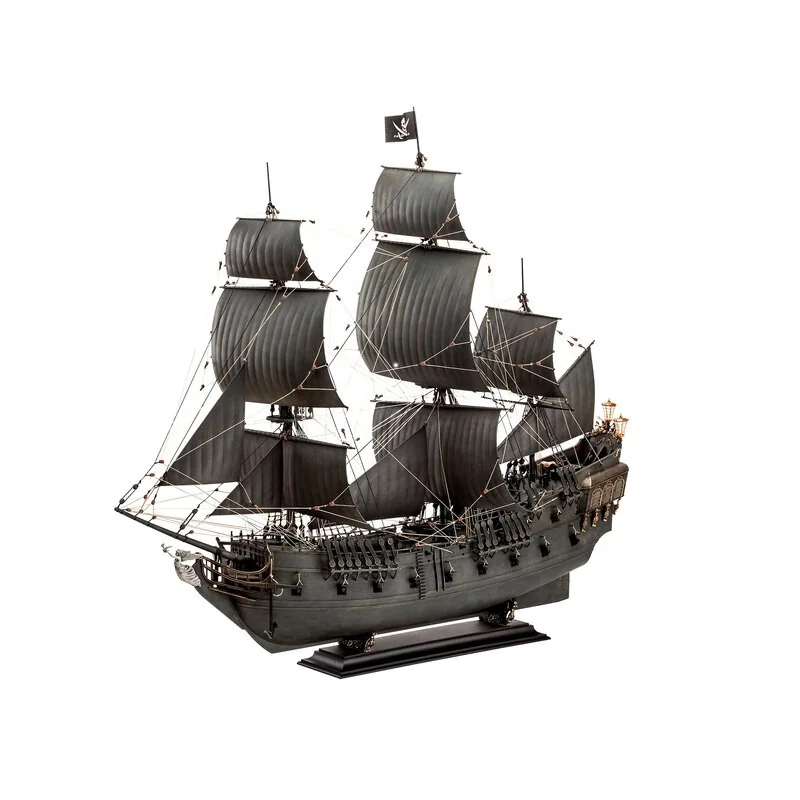 Revell Black Pearl Pirate Ship Un Kit De Construction Modèle De La Légendaire Pearl Black, Le Navire Commandé Par Le Capitaine Jack Spa 2 Revell Black Pearl Pirate Ship Un Kit De Construction Modèle De La Légendaire Pearl Black, Le Navire Commandé Par Le Capitaine Jack Spa – Image 2