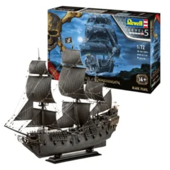 Revell Black Pearl Pirate Ship Un Kit De Construction Modèle De La Légendaire Pearl Black, Le Navire Commandé Par Le Capitaine Jack Spa