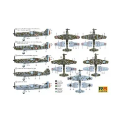 Maquette Avion Caudron CR.714. Decals 4 Version For France And Finland -Modèles Jouets Magasin rs models rsmi92130 caudron cr 714 decals 4 version for france and fi 2
