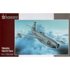Maquette Avion Yakovlev Yak-23 Flora Red & White Stars