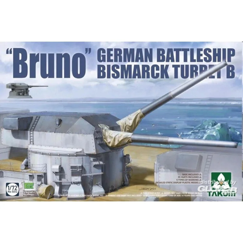 Takom Maquette Bateau Bruno Bttleship Allemand Bismarck Turret B 1 Takom Maquette Bateau Bruno Bttleship Allemand Bismarck Turret B